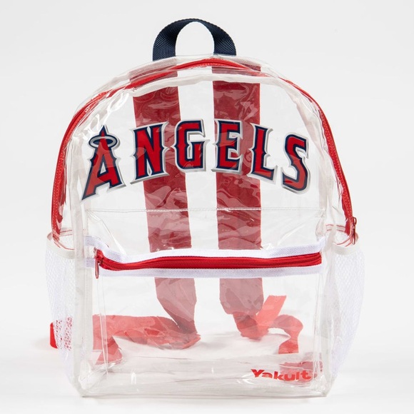 LA Angels Baseball Clear PVC Backpack NEW - Picture 1 of 4